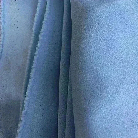 Vtg Médium POLYESTER Sheer 90s Fabric in Baby O - Picture 2 of 4